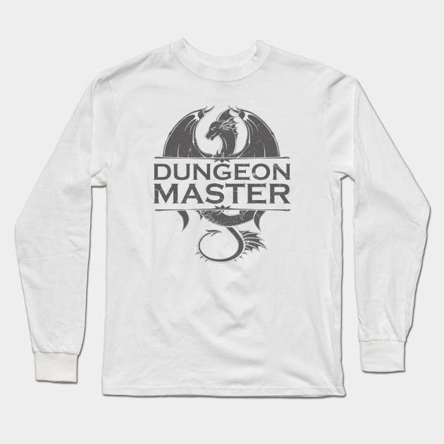 Dungeon Master - RPG Gamer Long Sleeve T-Shirt by Issho Ni